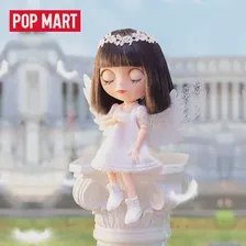 POP MART Blythe × LACELLE Ангел Клубничное Платье Подвижная Кукла BJD Игрушка Каваи Фигурка Игрушки Коллекция Модель Таинственная Коробка