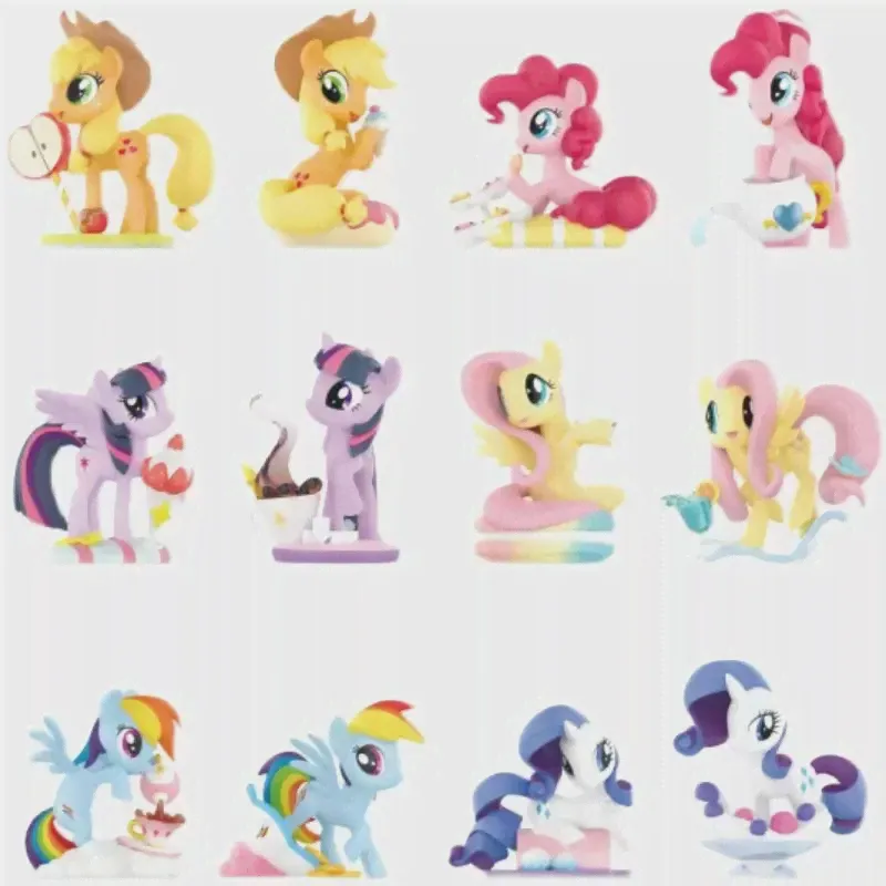Popmart My Little Pony день отдыха серия глухая коробка Kawaii аниме таинственные Фигурки Рождественские подарки игрушки и хобби (art.: 3920c448b2924)-0