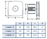 Вентилятор Cata X-MART 12