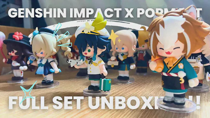 unboxing genshin x popmart chibis 🇵🇭