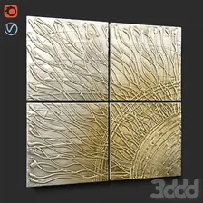 Настенное панно Восход солнца Mart Gallery - Другие предметы интерьера - 3D модель