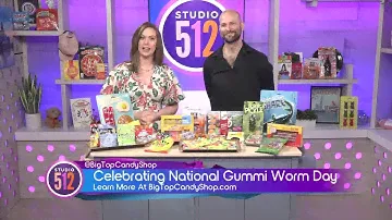 Celebrate National Gummi Worm Day With Local Store, Big Top Candy Shop