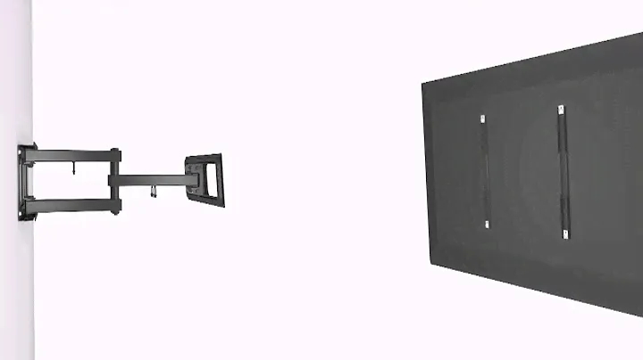 Наклонно поворотный кронштейн для телевизора Brateck LPA52 446 White