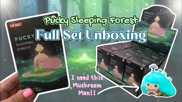 NEW POPMART PUCKY SLEEPING FOREST! *♡* FULL SET UNBOXING!*♡*SO PRETTY