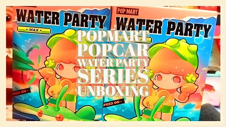 【POPMART】POPCARの新作🐬🫧‪WATER PARTYシリーズUNBOXING🧡 #241